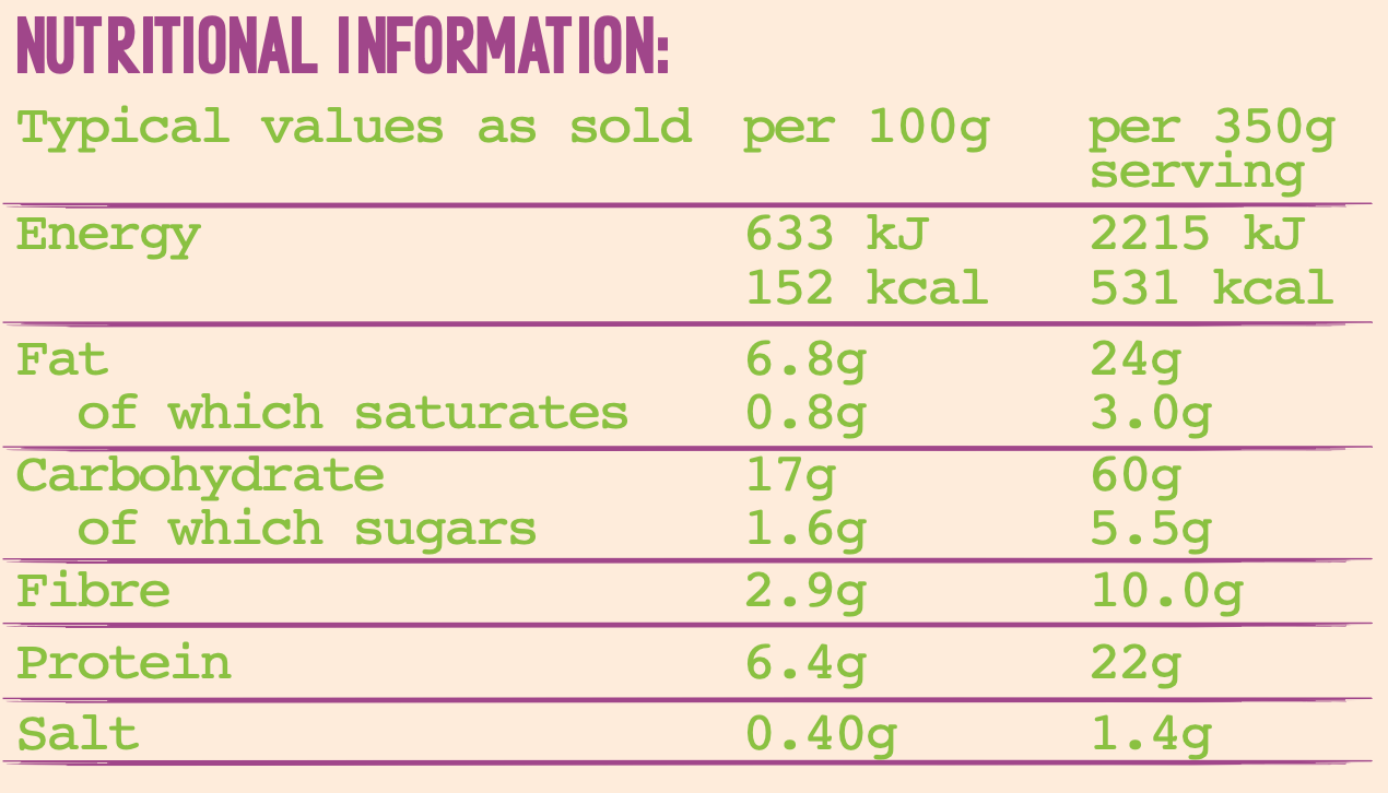 Nutty Dal Tadka (Medium) - 350g - Serves 1